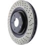 CENTRIC PARTS 128.62102 Centric Premium OE Style Drilled Brake Rotor