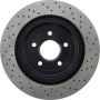 CENTRIC PARTS 128.62103 Centric Premium OE Style Drilled Brake Rotor