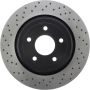 CENTRIC PARTS 128.62103 Centric Premium OE Style Drilled Brake Rotor