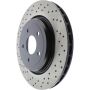CENTRIC PARTS 128.62103 Centric Premium OE Style Drilled Brake Rotor