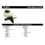 CENTRIC PARTS 130.28003 Centric Premium Brake Master Cylinder