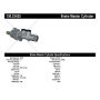 CENTRIC PARTS 130.33425 Centric Premium Brake Master Cylinder