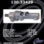 CENTRIC PARTS 130.33429 Centric Premium Brake Master Cylinder