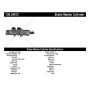 CENTRIC PARTS 130.34013 Centric Premium Brake Master Cylinder