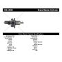 CENTRIC PARTS 130.34023 Centric Premium Brake Master Cylinder