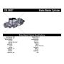 CENTRIC PARTS 130.34027 Centric Premium Brake Master Cylinder