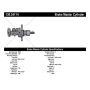 CENTRIC PARTS 130.34114 Centric Premium Brake Master Cylinder