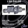 CENTRIC PARTS 130.34120 Centric Premium Brake Master Cylinder