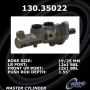 CENTRIC PARTS 130.35022 Centric Premium Brake Master Cylinder