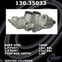CENTRIC PARTS 130.35033 Centric Premium Brake Master Cylinder