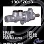 CENTRIC PARTS 130.37013 Centric Premium Brake Master Cylinder