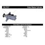 CENTRIC PARTS 130.37017 Centric Premium Brake Master Cylinder