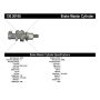 CENTRIC PARTS 130.38108 Centric Premium Brake Master Cylinder
