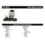 CENTRIC PARTS 130.40000 Centric Premium Brake Master Cylinder