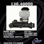 CENTRIC PARTS 130.40000 Centric Premium Brake Master Cylinder