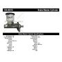 CENTRIC PARTS 130.40016 Centric Premium Brake Master Cylinder