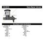 CENTRIC PARTS 130.40018 Centric Premium Brake Master Cylinder