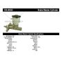 CENTRIC PARTS 130.40022 Centric Premium Brake Master Cylinder