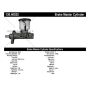 CENTRIC PARTS 130.40025 Centric Premium Brake Master Cylinder