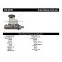 CENTRIC PARTS 130.40040 Centric Premium Brake Master Cylinder