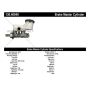 CENTRIC PARTS 130.40049 Centric Premium Brake Master Cylinder