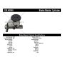 CENTRIC PARTS 130.40050 Centric Premium Brake Master Cylinder