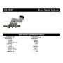 CENTRIC PARTS 130.40057 Centric Premium Brake Master Cylinder