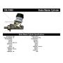 CENTRIC PARTS 130.41000 Centric Premium Brake Master Cylinder