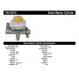 CENTRIC PARTS 130.42215 Centric Premium Brake Master Cylinder