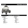 CENTRIC PARTS 130.42216 Centric Premium Brake Master Cylinder