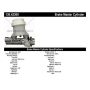 CENTRIC PARTS 130.42309 Centric Premium Brake Master Cylinder