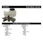 CENTRIC PARTS 130.42333 Centric Premium Brake Master Cylinder