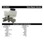 CENTRIC PARTS 130.42334 Centric Premium Brake Master Cylinder
