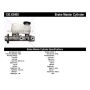 CENTRIC PARTS 130.42400 Centric Premium Brake Master Cylinder