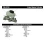CENTRIC PARTS 130.42705 Centric Premium Brake Master Cylinder