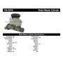 CENTRIC PARTS 130.43016 Centric Premium Brake Master Cylinder
