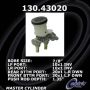 CENTRIC PARTS 130.43020 Centric Premium Brake Master Cylinder