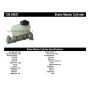 CENTRIC PARTS 130.44031 Centric Premium Brake Master Cylinder