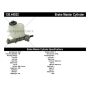 CENTRIC PARTS 130.44032 Centric Premium Brake Master Cylinder