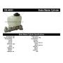 CENTRIC PARTS 130.44033 Centric Premium Brake Master Cylinder