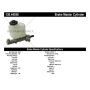 CENTRIC PARTS 130.44036 Centric Premium Brake Master Cylinder