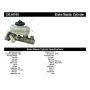CENTRIC PARTS 130.44109 Centric Premium Brake Master Cylinder
