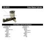 CENTRIC PARTS 130.44210 Centric Premium Brake Master Cylinder