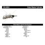 CENTRIC PARTS 130.44504 Centric Premium Brake Master Cylinder