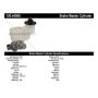 CENTRIC PARTS 130.44508 Centric Premium Brake Master Cylinder