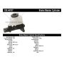 CENTRIC PARTS 130.44707 Centric Premium Brake Master Cylinder