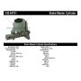 CENTRIC PARTS 130.44721 Centric Premium Brake Master Cylinder