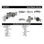 CENTRIC PARTS 130.45121 Centric Premium Brake Master Cylinder