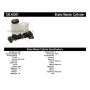 CENTRIC PARTS 130.45301 Centric Premium Brake Master Cylinder
