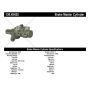 CENTRIC PARTS 130.45425 Centric Premium Brake Master Cylinder